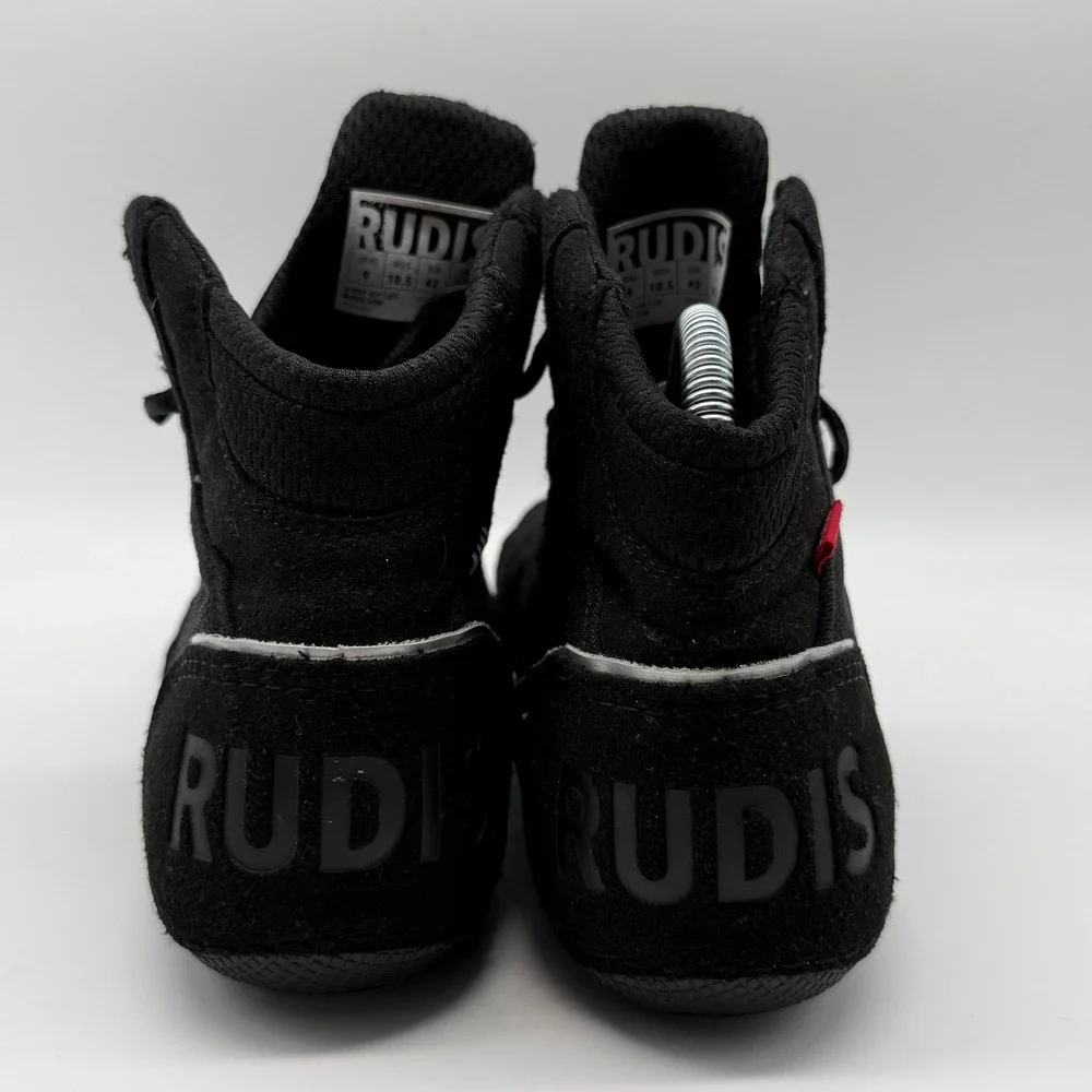 Rudis Colt Wrestling Shoes Mens 9 Blackout High Top Training Sneakers RUDNC1006